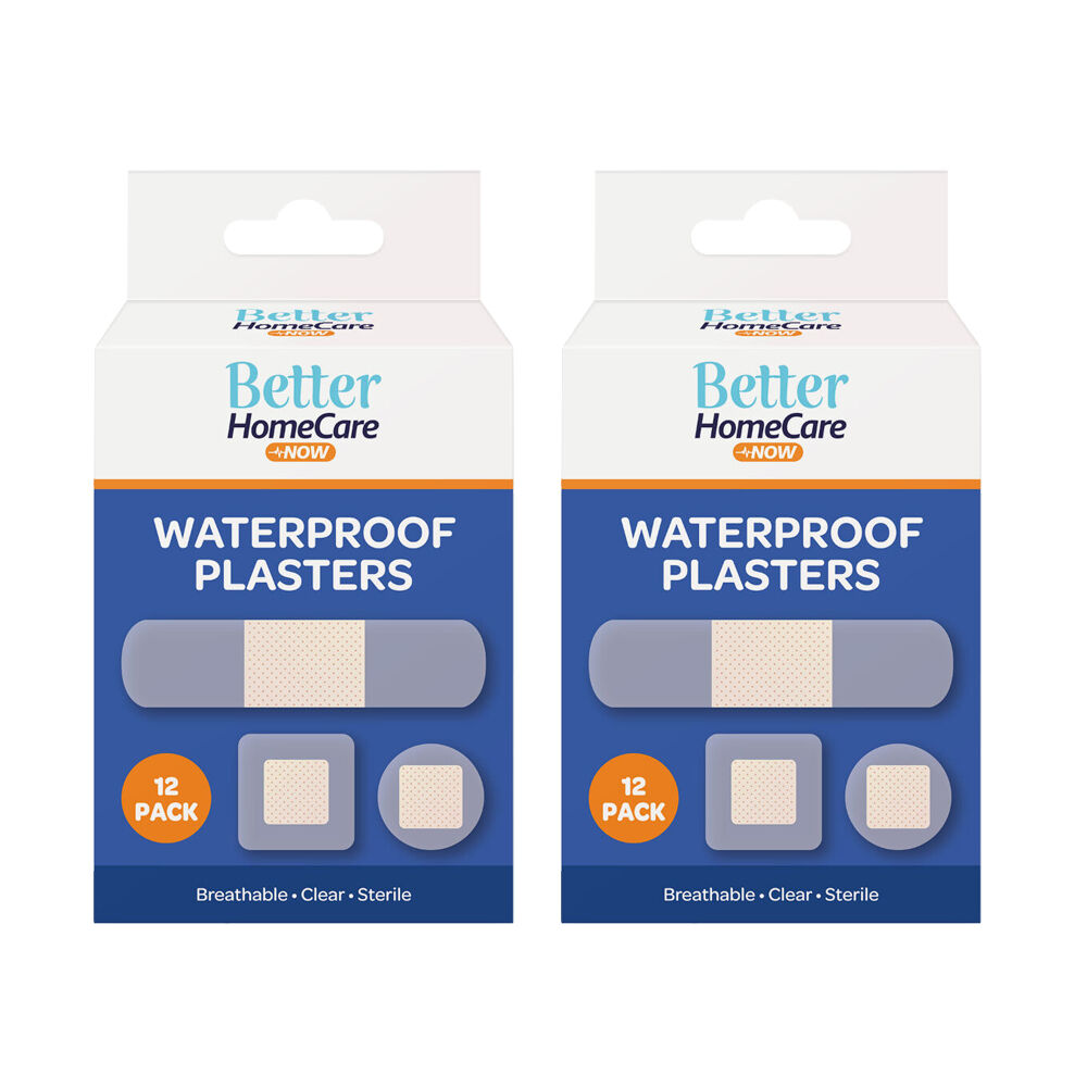 Better Home Care Now Breathable Sterile Waterproof Blister Plasters 24 Pack