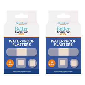 Better HomeCare Now Breathable Sterile Waterproof Blister Plasters 24 Pack