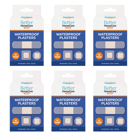 Better Home Care Now Blister Plasters 12pc Pack Bundle of 6 Waterproof Sterile