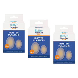 Better Home Care Now Blister Plasters Bundle of 3 Sterile Breathable Waterproof