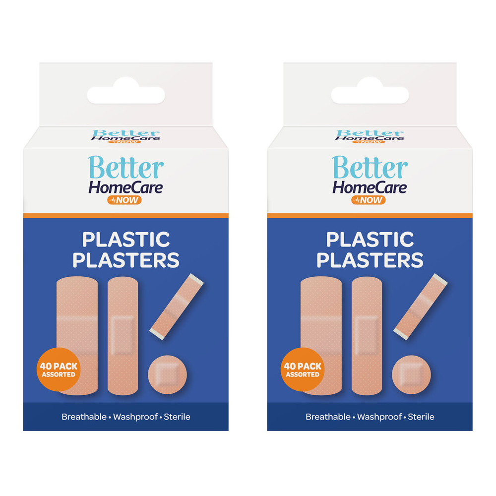 Better HomeCare Now Breathable Sterile Waterproof Plasters 80 Pack