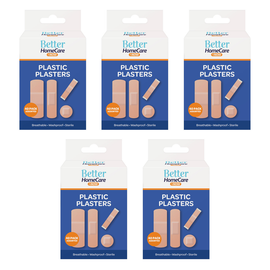 Better Home Care Now Breathable Sterile Waterproof Plasters 40pc Bundle of 5