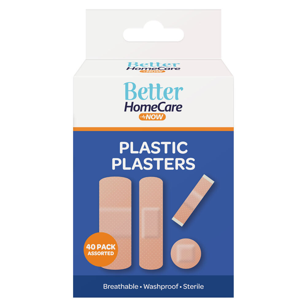 Better Home Care Now Breathable Sterile And Waterproof Plasters 40pc