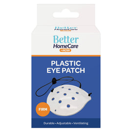 Better HomeCare Now Plastic Eye Patch Shield White Firm 9-Hole Ventilated