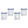 Better Home Care Now Bundle of 4 1m Push On Single Shower Hose