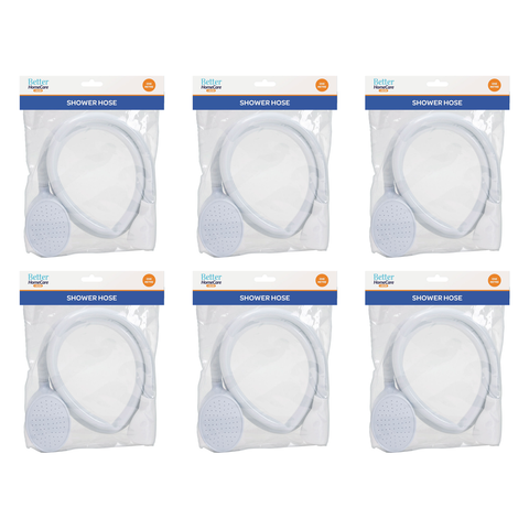 Better Home Care Now 1m Push On Single Shower Hose Bundle of 6