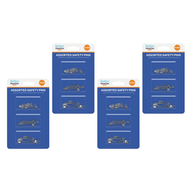 Better Home Care Now Safety Pins 16pc Pack Bundle of 4