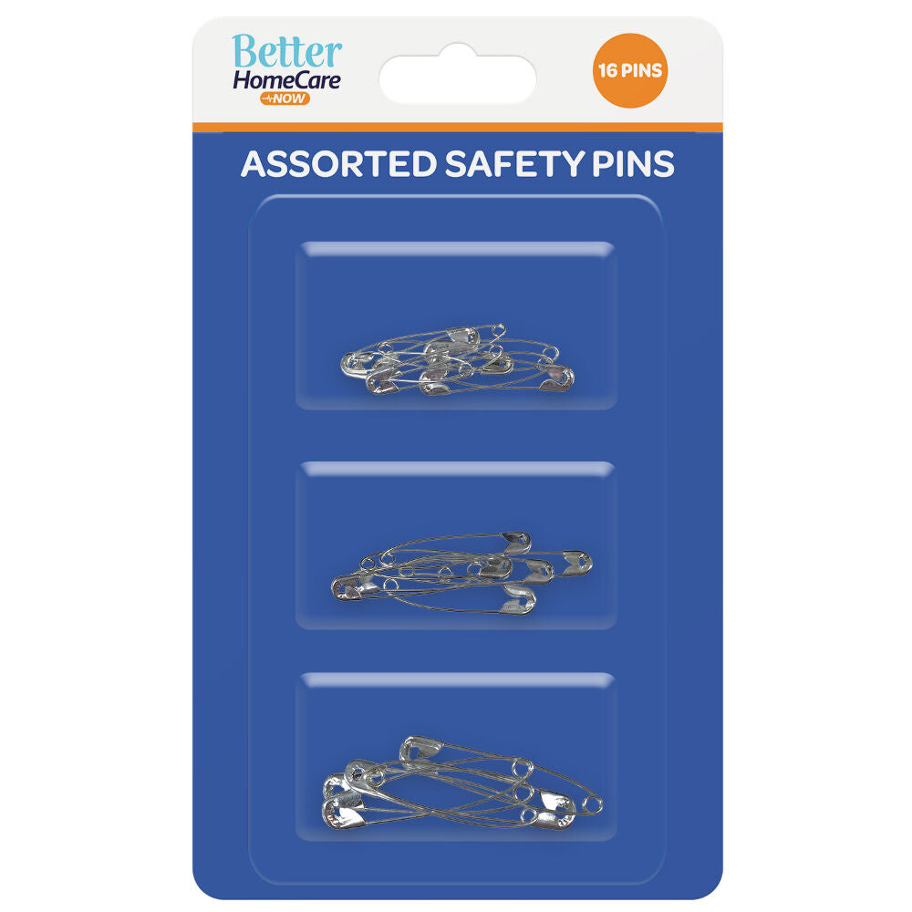 Better Home Care Now Assorted Size Safety Pins 16pc