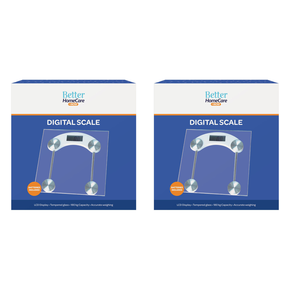 Better HomeCare Now Digital Glass Scale 32cm x 2
