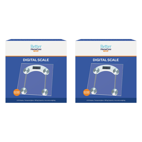 Better HomeCare Now Digital Glass Scale 32cm x 2