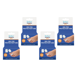 Better Home Care Now Gel Toe Cap Silicone Tube Bundle of 4 3.5 x 3.5cm