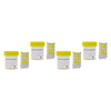 Better Homecare Now 60ml Specimen Container Bundle 4 Pack Leak Proof Yellow Lid