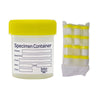 Better Homecare Now Specimen Containers 60ml 12 Pack Leak-Proof Yellow Lid