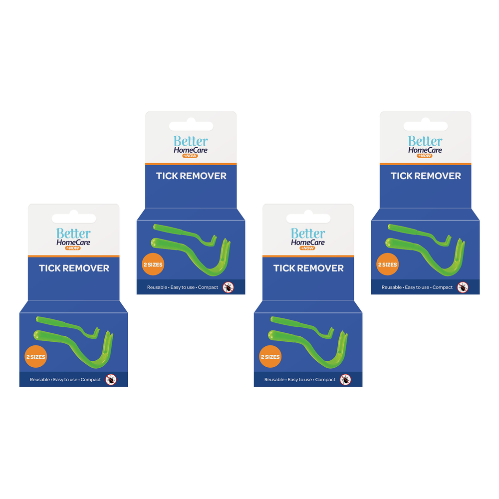 Better Home Care Now Tick Remover Bundle of 4 Reusable Easy To Use