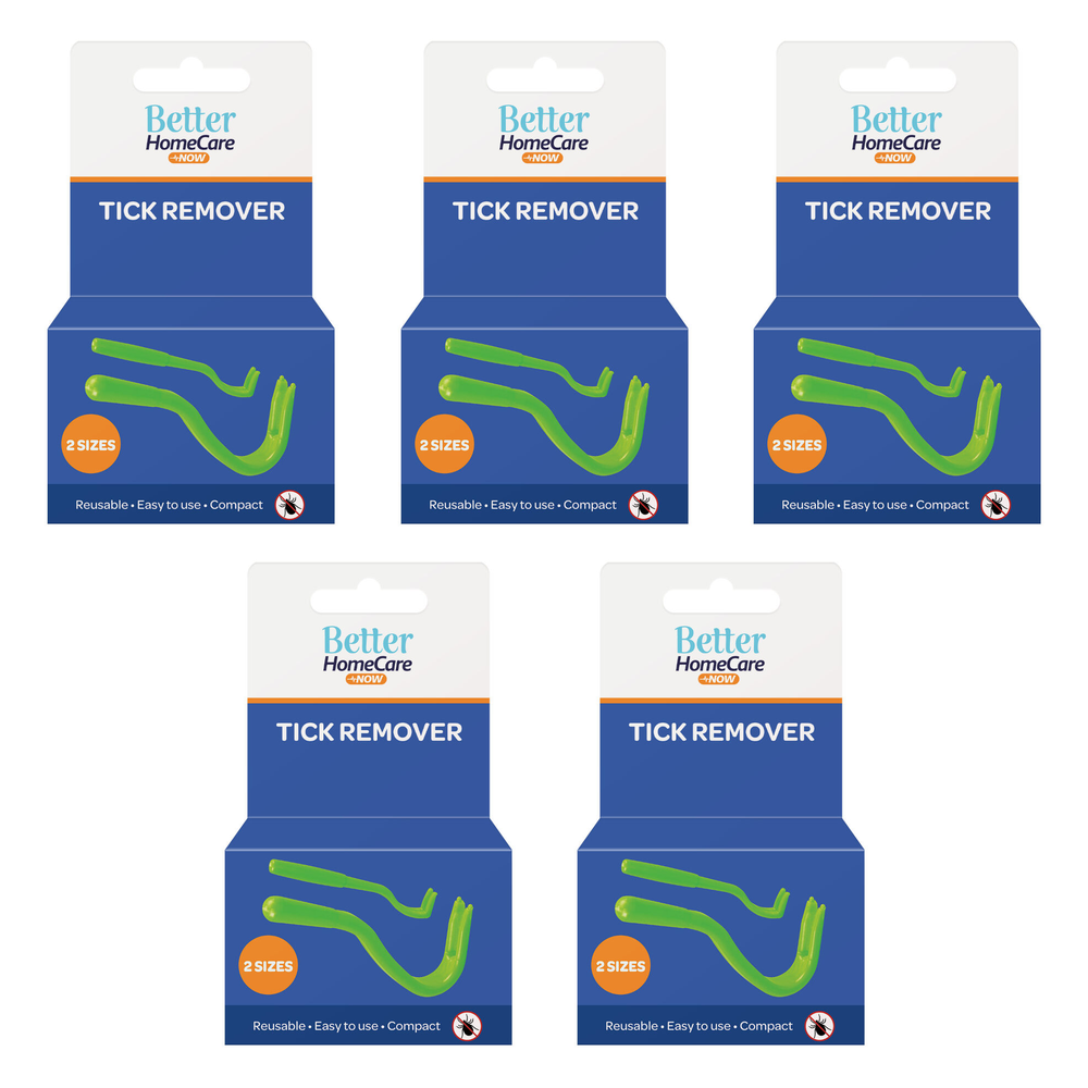 Better Home Care Now Tick Remover 5 Pack Reusable Easy To Use Bundle
