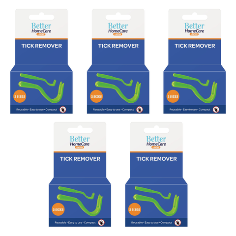 Better Home Care Now Tick Remover 5 Pack Reusable Easy To Use Bundle