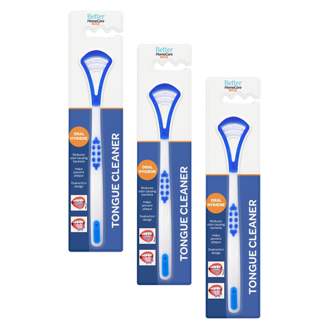 Better Home Care Now Tongue Cleaner 3 Pack Fresh Breath Oral Hygiene
