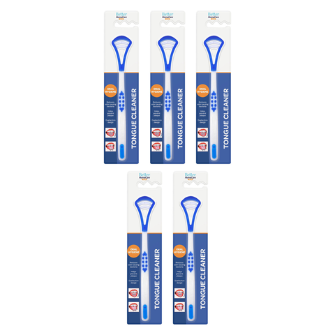 Better Home Care Now Tongue Cleaner Pack of 5 Fresh Breath Oral Care