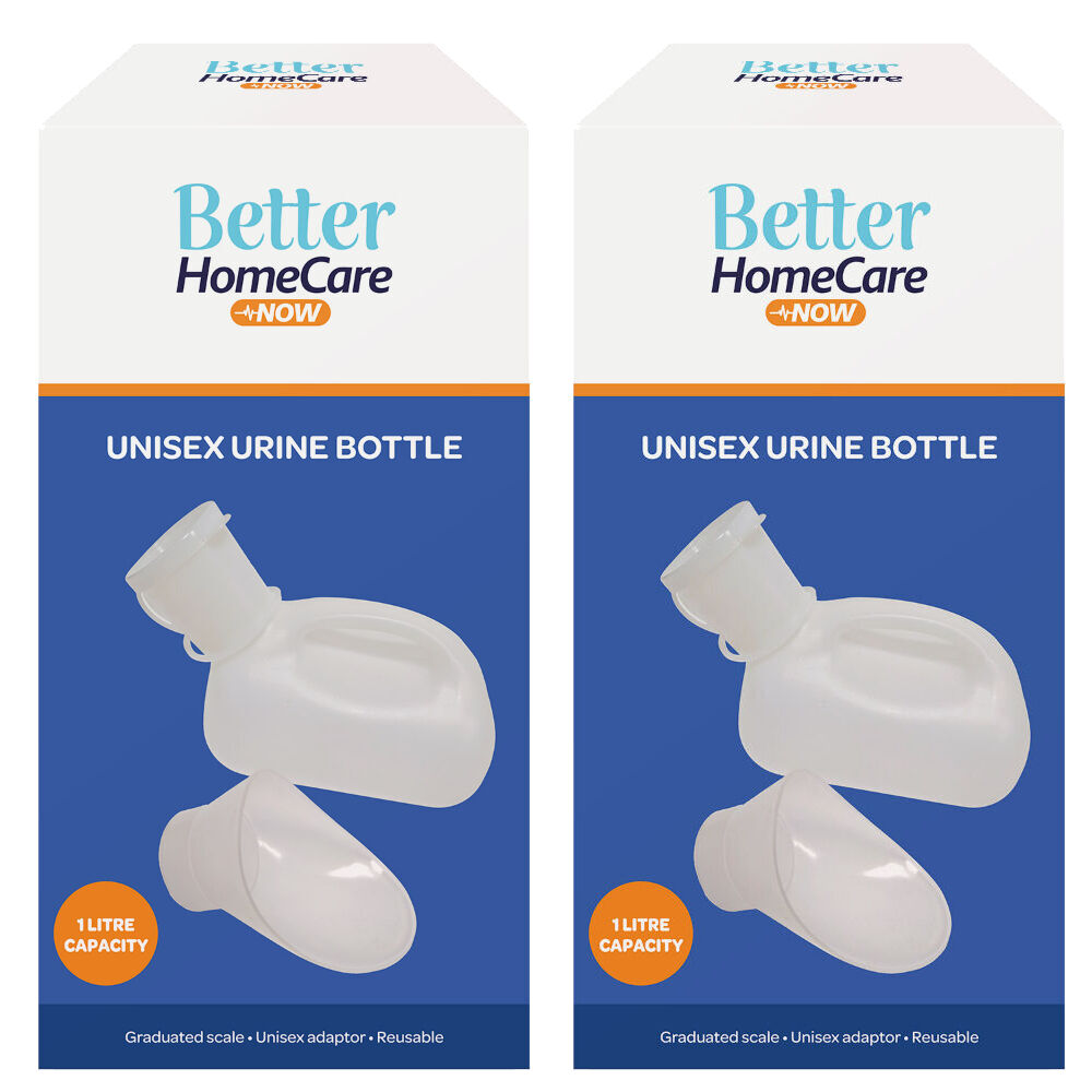 Better Home Care Now Unisex Urinal Bottle with Lid 1 L Pack of 2