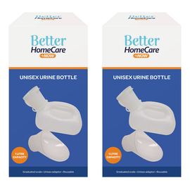 Better HomeCare Now Unisex Urinal Bottle with Lid 1 L Pack of 2