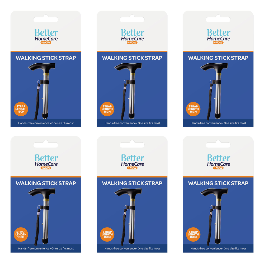 Better Home Care Now Walking Stick Strap 6 Pack Bundle Support Grip