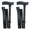 Better HomeCare Now Adjustable Folding Walking Stick 2 Pack Black