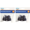 Better Home Care Now Walking Stick Tips Rubber NonSlip End Bottom Black 19mm 2x 2 Pack