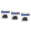 Better Home Care Now Walking Stick Tips Rubber Non Slip 19mm Black Bundle of 3