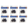 Better Home Care Now 19mm Black Walking Stick Non Slip Tips Bundle of 6