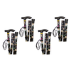 Better Home Care Now Folding Walking Stick 33 to 37 in Bundle of 4