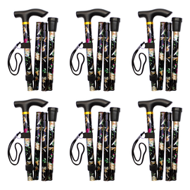 Better Home Care Now Folding Walking Stick 33-37 Inch Bundle of 6