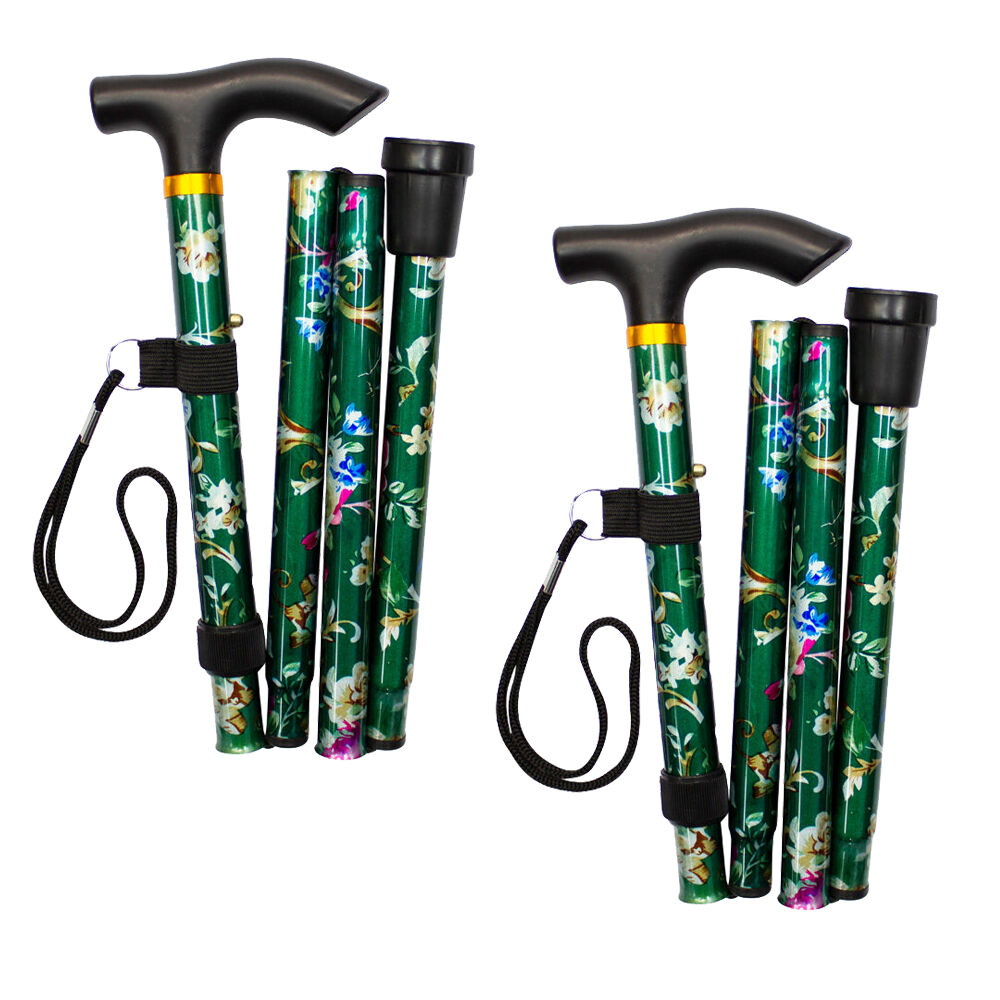 Better Home Care Now Folding Adjustable Walking Stick 33-37 inches Pack of 2