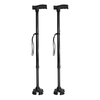 Better Home Care Now Adjustable Self Standing Walking Stick Black x2