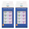 Better Homecare Now 7 Day AM PM Pill Organiser with Braille Push Buttons x2