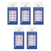 Better Homecare Now 7 Day Pill Organiser AM PM with Braille Push Buttons 5 Pack
