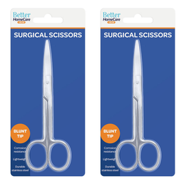 Better HomeCare Now Blunt Tip Surgical Scissors Stainless Steel 2 Pack