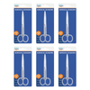 Better Homecare Now Surgical Scissors Blunt Tip Stainless Steel 6 Pack First Aid