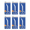 Better Homecare Now Bandage Scissors Stainless Steel Blunt Tip Bundle of 6