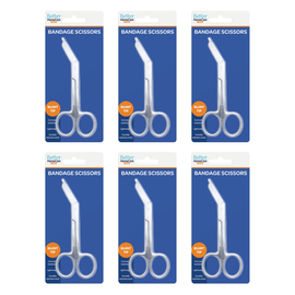 Better Homecare Now Bandage Scissors Stainless Steel Blunt Tip Bundle of 6