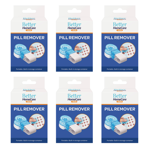 Better Homecare Now Pill Remover with Storage Pack of 6 Blister Tablet Extractor