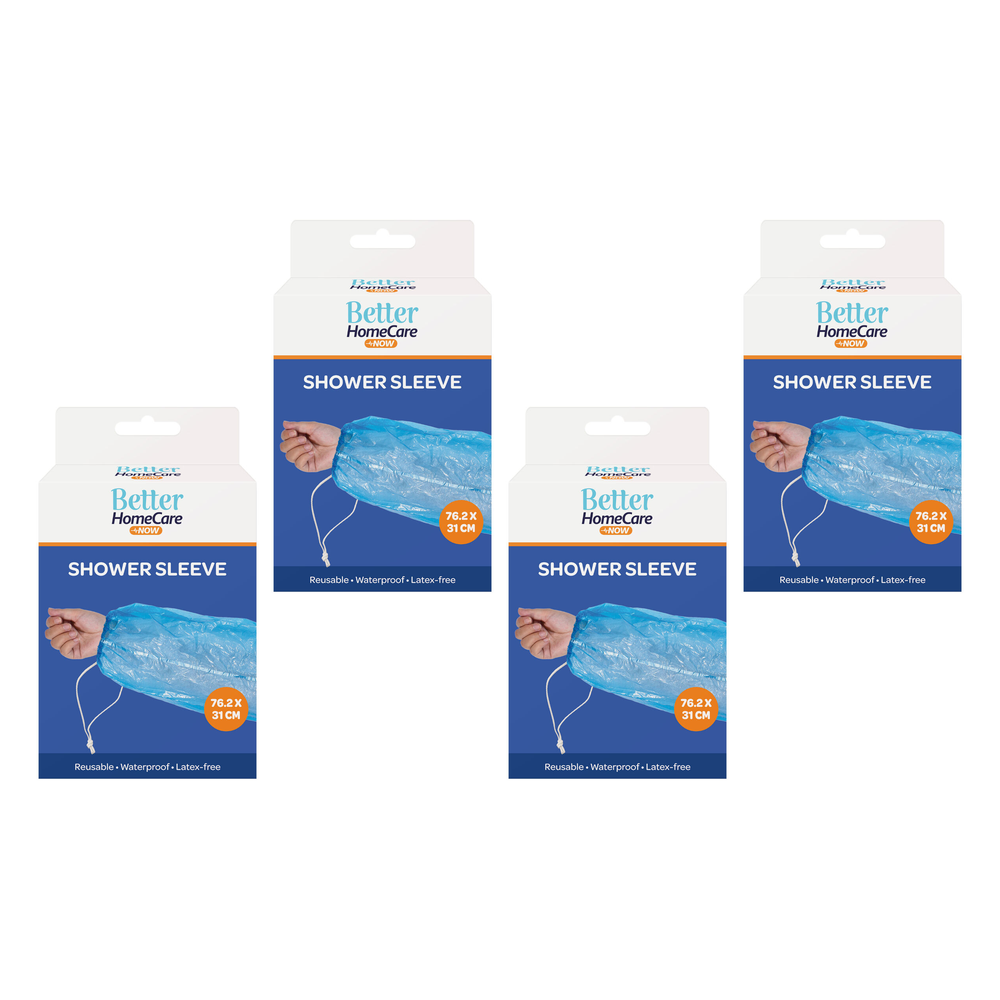 Better Homecare Now Shower Sleeve 76 x 31 cm Latex Free Bundle of 4