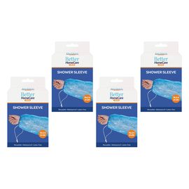 Better Homecare Now Shower Sleeve 76 x 31 cm Latex Free Bundle of 4