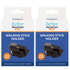 Better Homecare Now Walking Stick Holder with Spring Clip and Foam Pads x2