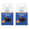 Better HomeCare Now Walking Stick Holder with Spring Clip and Foam Pads x2