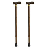 Better Homecare Now Adjustable Walking Stick Bronze 55-92 cm Lightweight x2