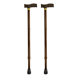 Better Homecare Now Adjustable Walking Stick Bronze 55-92 cm Lightweight x2