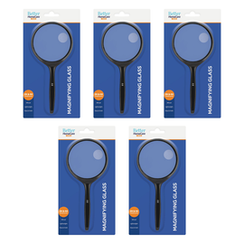 Better Homecare Now Bifocal Magnifying Glass 7.5cm 2x and 4x Bundle of 5