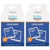 Better Homecare Now Lens Wipes 2 Pack 50 Individually Wrapped Streak Free