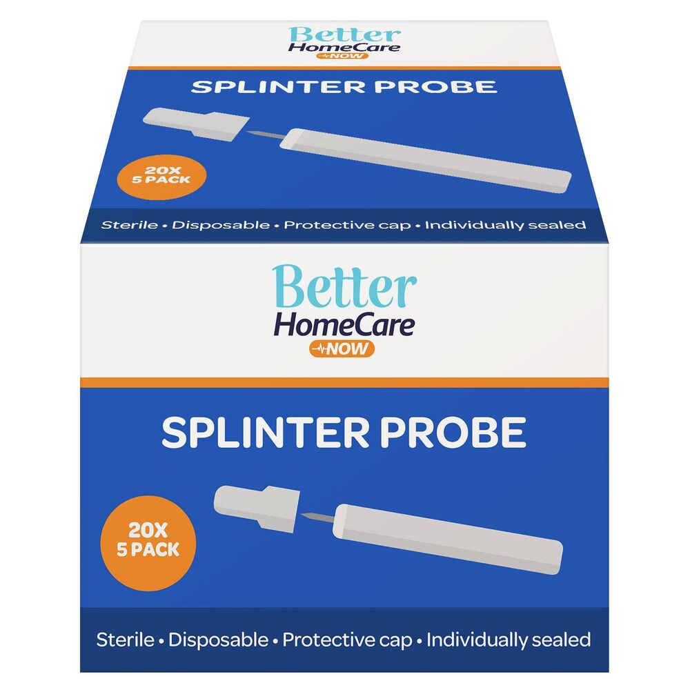 Better HomeCare Now Splinter Probe Sterile Box of 100