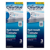 Clearblue Rapid Detection Pregnancy Test 3 Pack Bundle of 2